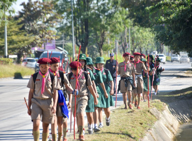 เปิดศูนย์ต้อนรับทัพ 🐯 "ลูกเสือ-เนตรนารี" ... พารามิเตอร์รูปภาพ 22