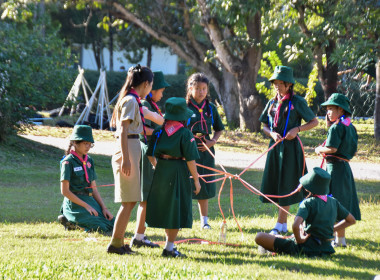 เปิดศูนย์ต้อนรับทัพ 🐯 "ลูกเสือ-เนตรนารี" ... พารามิเตอร์รูปภาพ 25