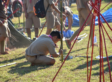 เปิดศูนย์ต้อนรับทัพ 🐯 "ลูกเสือ-เนตรนารี" ... พารามิเตอร์รูปภาพ 41