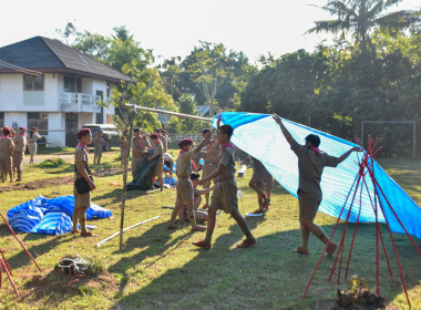 เปิดศูนย์ต้อนรับทัพ 🐯 "ลูกเสือ-เนตรนารี" ... พารามิเตอร์รูปภาพ 42