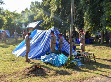 เปิดศูนย์ต้อนรับทัพ 🐯 "ลูกเสือ-เนตรนารี" ... พารามิเตอร์รูปภาพ 43