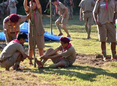 เปิดศูนย์ต้อนรับทัพ 🐯 "ลูกเสือ-เนตรนารี" ... พารามิเตอร์รูปภาพ 46