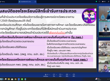 ร่วมประชุมชี้แจง ประกวดสหกรณ์โรงเรียนรางวัลพระราชทาน ปี 69 พารามิเตอร์รูปภาพ 19