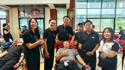 ศูนย์ฯ 9 ร่วมบริจาคโลหิต "หนึ่งความดี ล้านความรัก" จ.ลำพูน พารามิเตอร์รูปภาพ 1